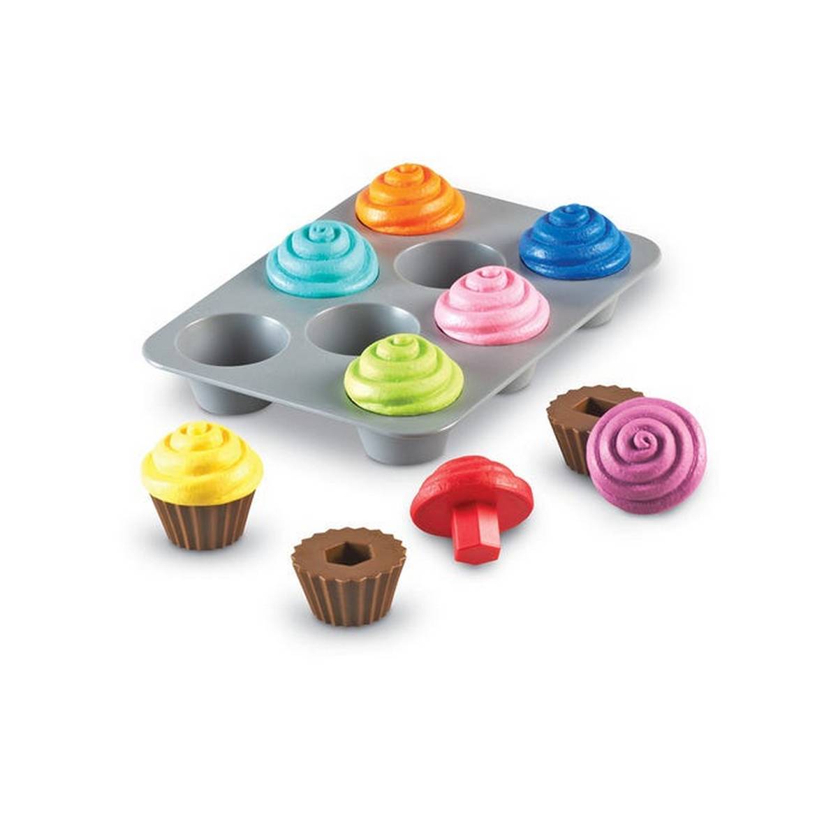 Learning Resources Smart Snacks® Shape Sorting Cupcakes - ABC School Supplies