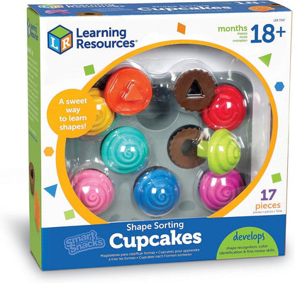 Learning Resources Smart Snacks® Shape Sorting Cupcakes - ABC School Supplies