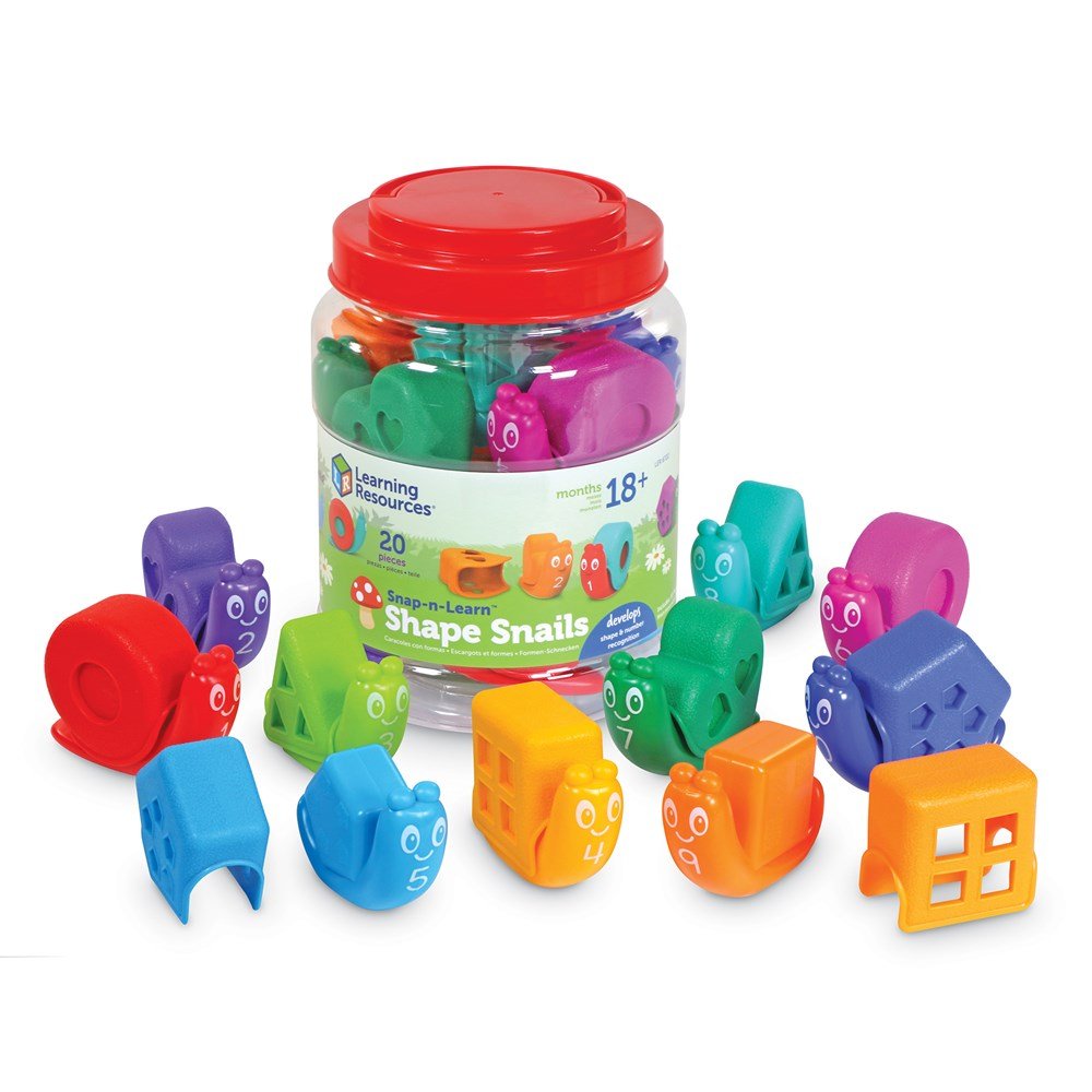 Learning Resources Snapnlearn™ Shape Snails - ABC School Supplies