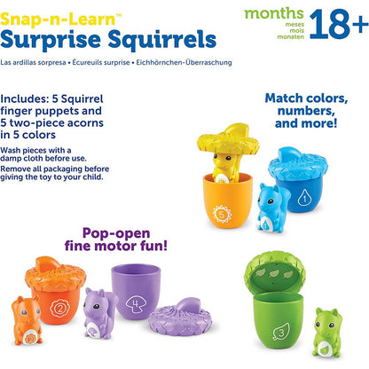 Learning Resources Snapnlearn™ Surprise Squirrels - ABC School Supplies