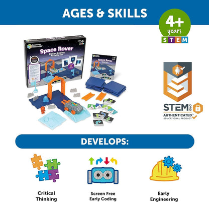 Learning Resources Space Rover Deluxe Coding Activity Set - ABC School Supplies