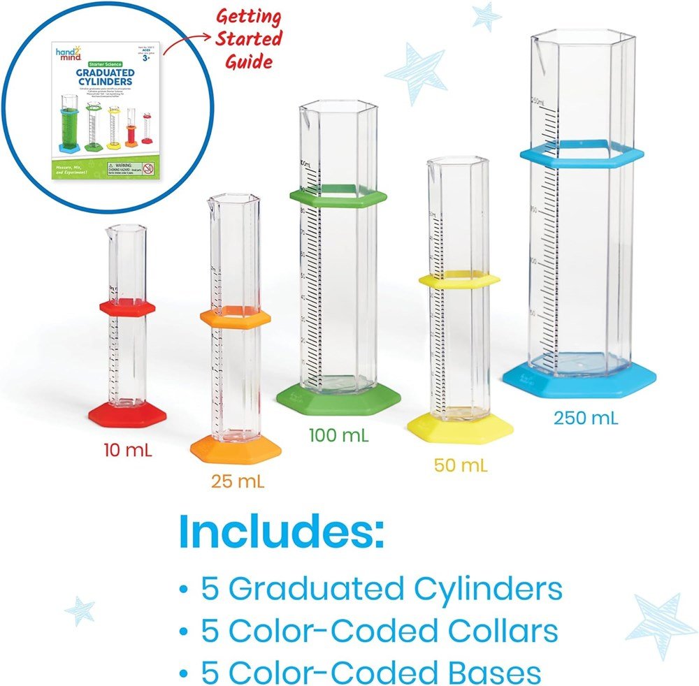 Learning Resources Starter Science Graduated Cylinder Set - ABC School Supplies