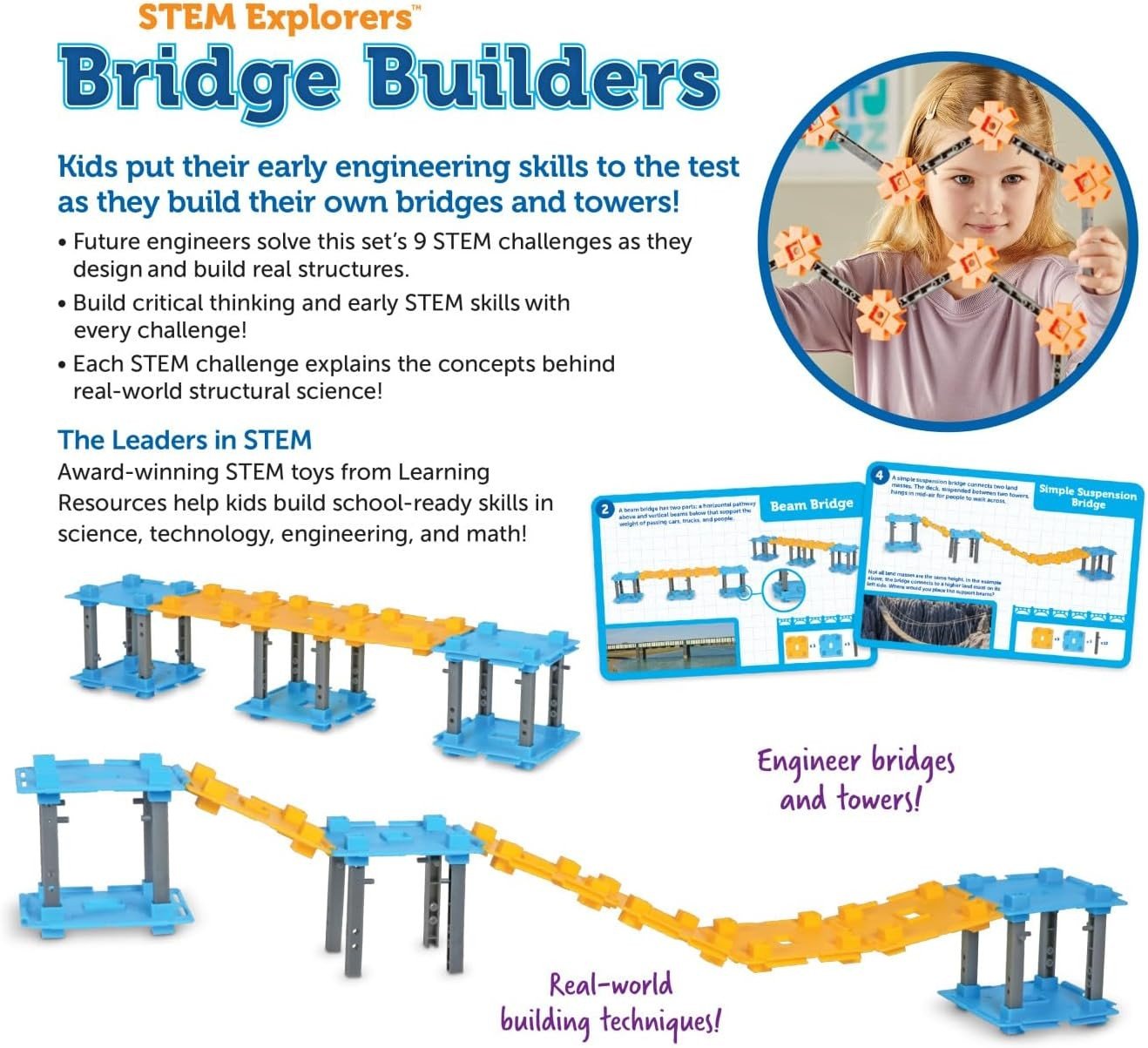Learning Resources Stem Explorers™ Bridge Builders - ABC School Supplies
