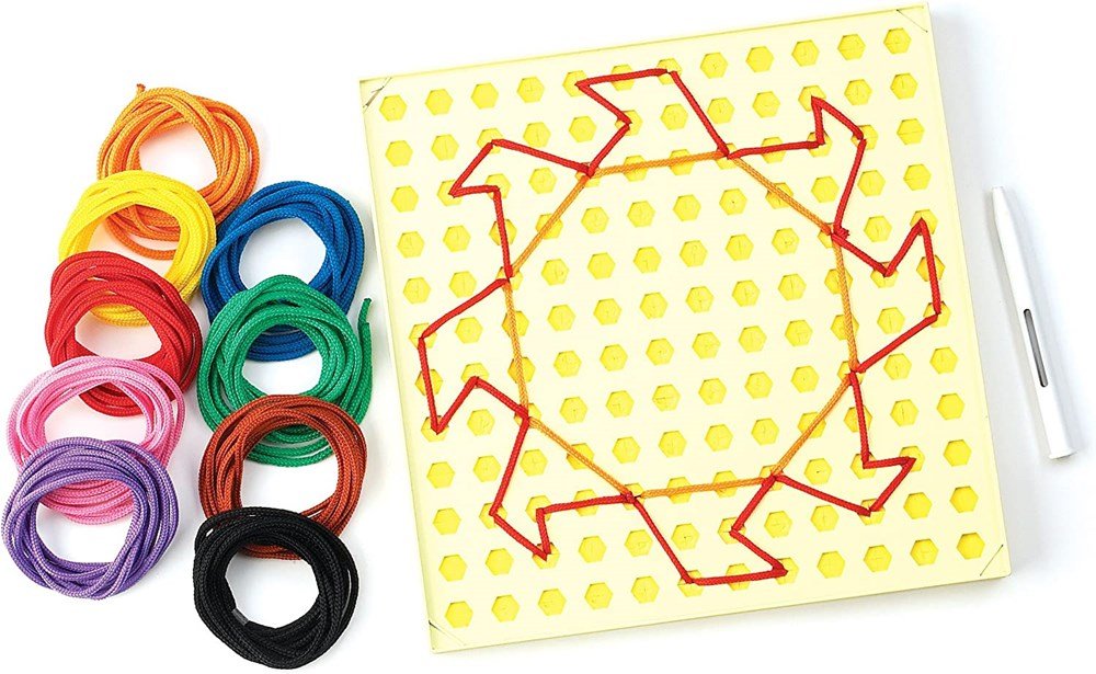 Learning Resources String - Along Lacing Kit And Pattern Cards - ABC School Supplies