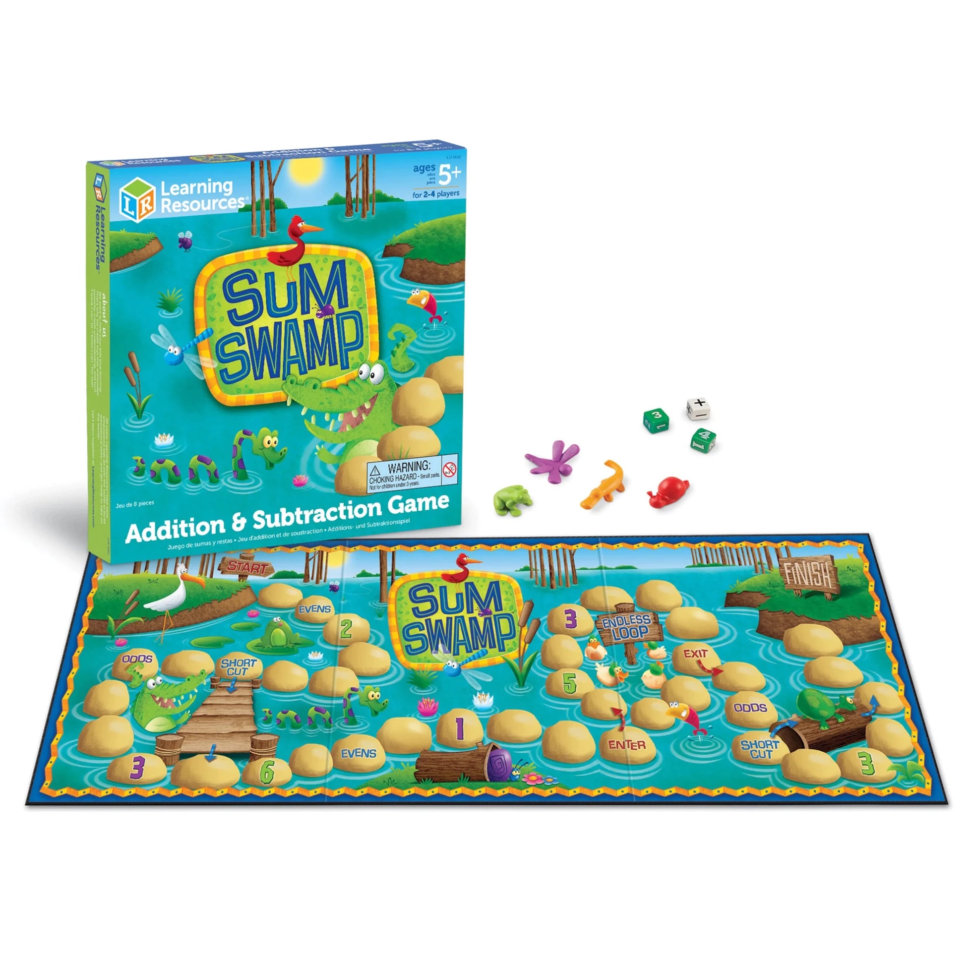 Learning Resources Sum Swamp™ Addition & Subtraction Game - ABC School Supplies