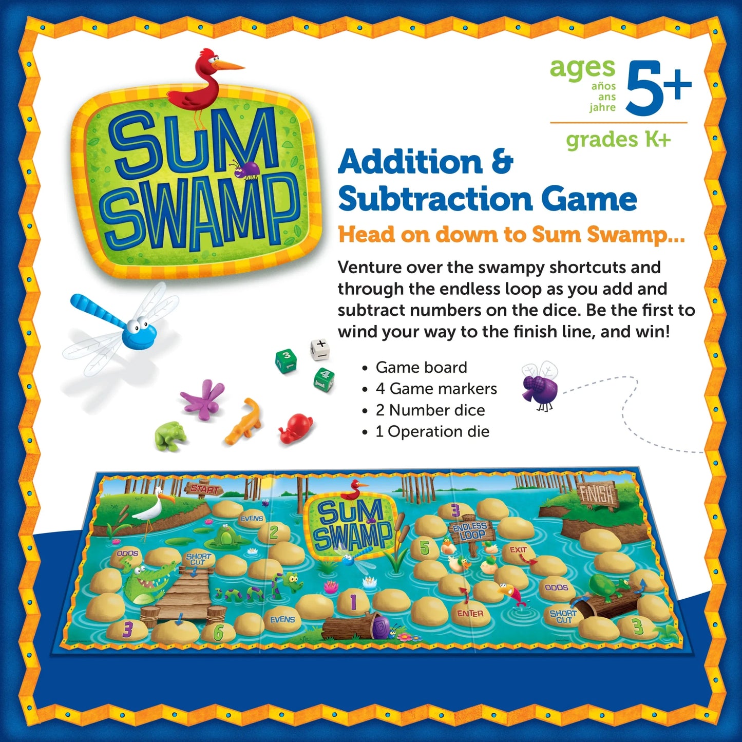 Learning Resources Sum Swamp™ Addition & Subtraction Game - ABC School Supplies