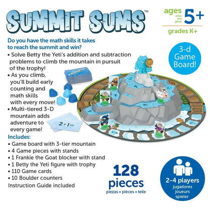 Learning Resources Summit Sums - A 3-D Math Challenge Game - ABC School Supplies