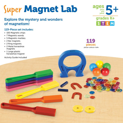 Learning Resources Super Magnet Classroom Lab Kit - ABC School Supplies