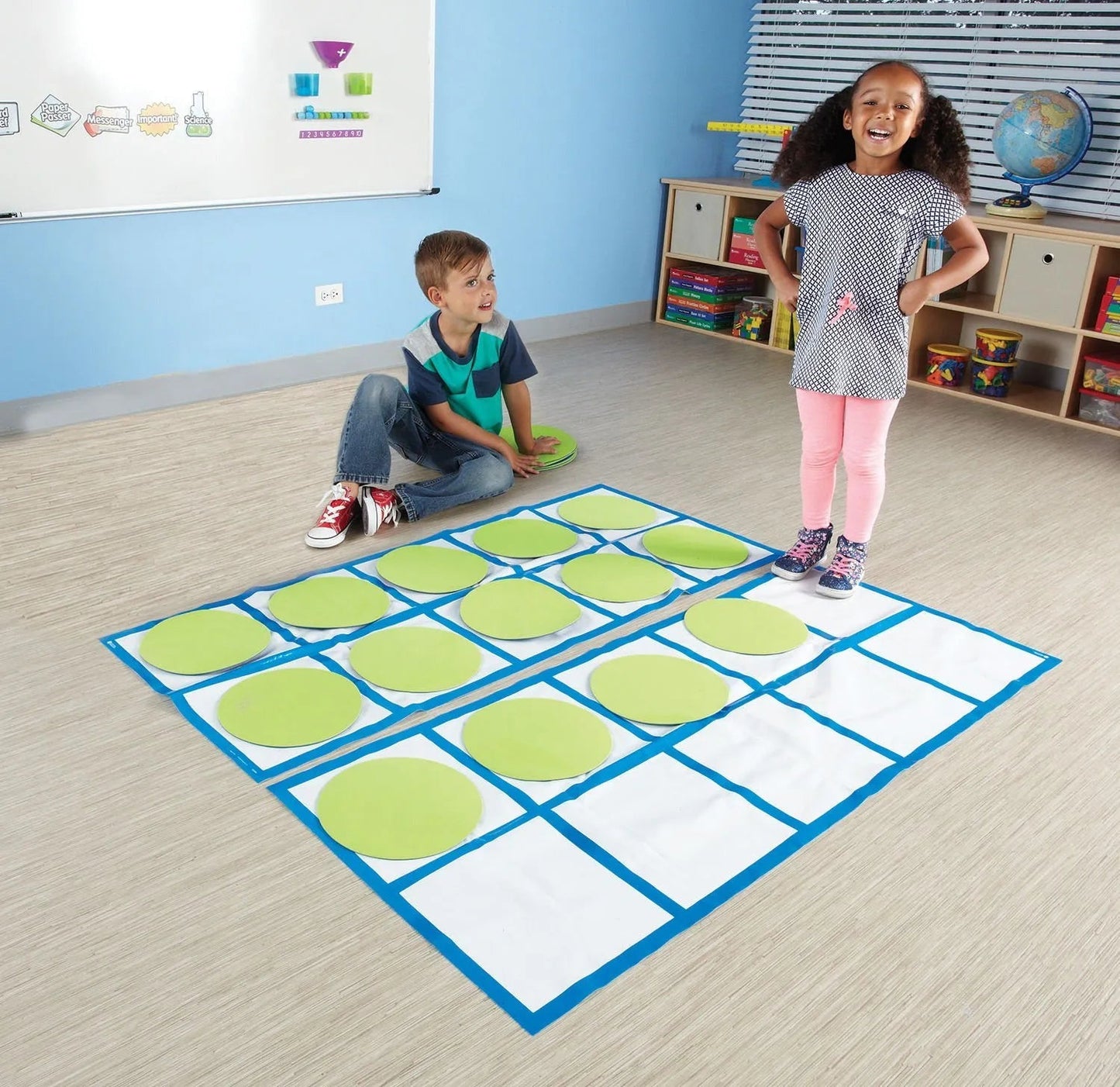 Learning Resources Ten-Frame Floor Mat Activity Set - ABC School Supplies