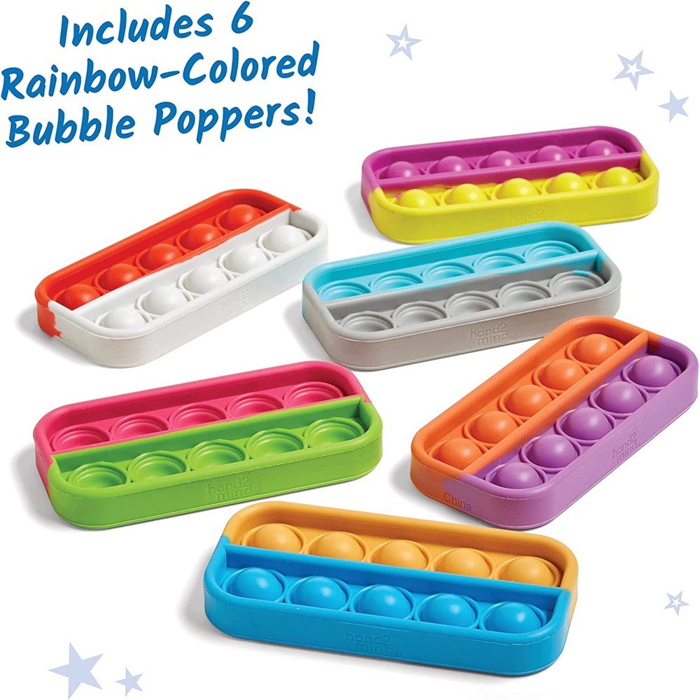 Learning Resources Tenframe Sensory Bubble Poppers (Set Of 6) - ABC School Supplies