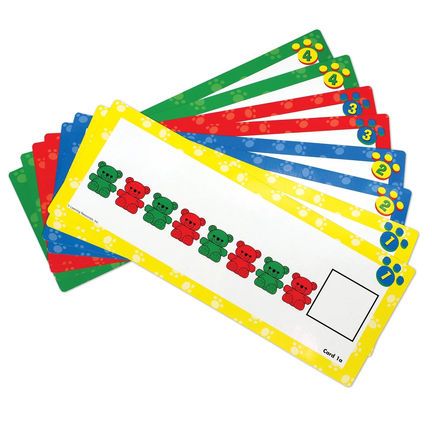 Learning Resources Three Bear Family Pattern Cards (Set of 16) - ABC School Supplies