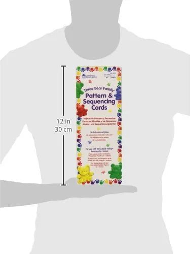 Learning Resources Three Bear Family Pattern Cards (Set of 16) - ABC School Supplies