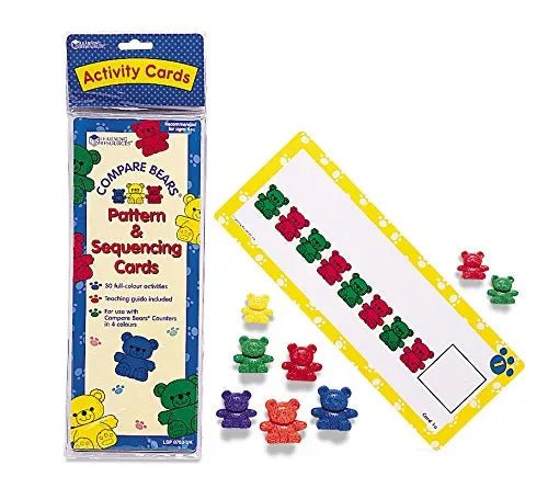 Learning Resources Three Bear Family Pattern Cards (Set of 16) - ABC School Supplies