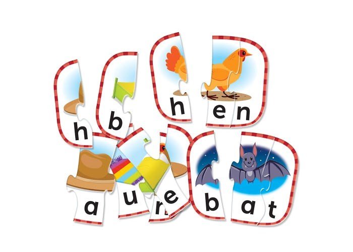 Learning Resources Three Letter Word Puzzle Cards - ABC School Supplies