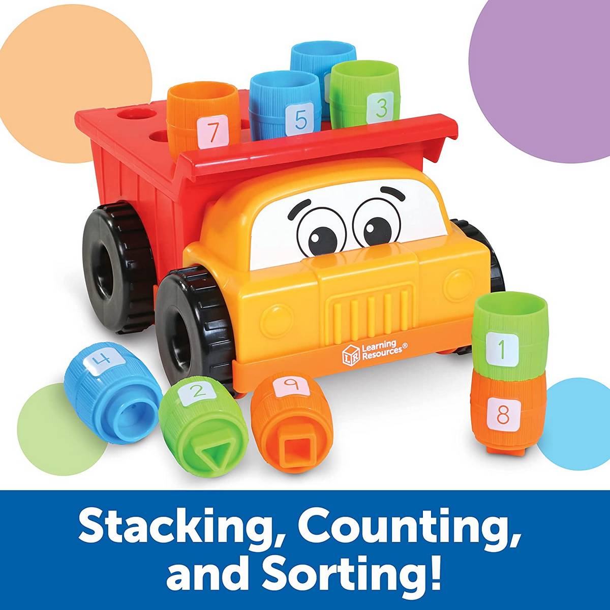 Learning Resources Tony The Peg Stacker Dump Truck™ - ABC School Supplies