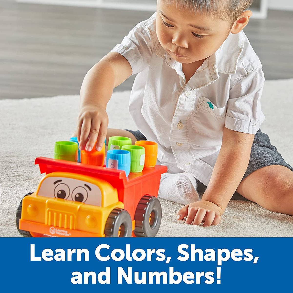 Learning Resources Tony The Peg Stacker Dump Truck™ - ABC School Supplies