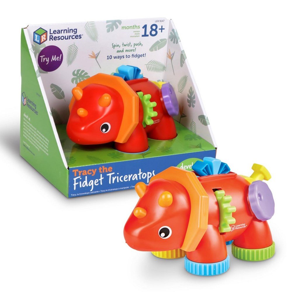 Learning Resources Tracy The Fidget Triceratops - ABC School Supplies