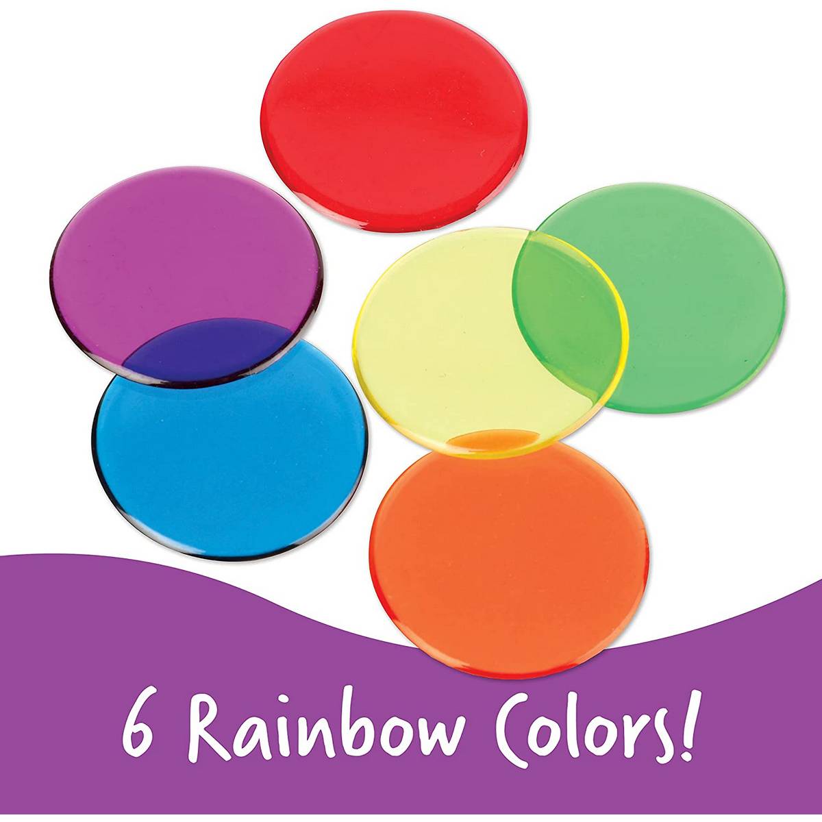 Learning Resources Transparent Counters (Set of 250) - ABC School Supplies