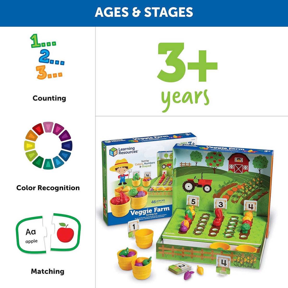 Learning Resources Veggie Farm Sorting Set - ABC School Supplies