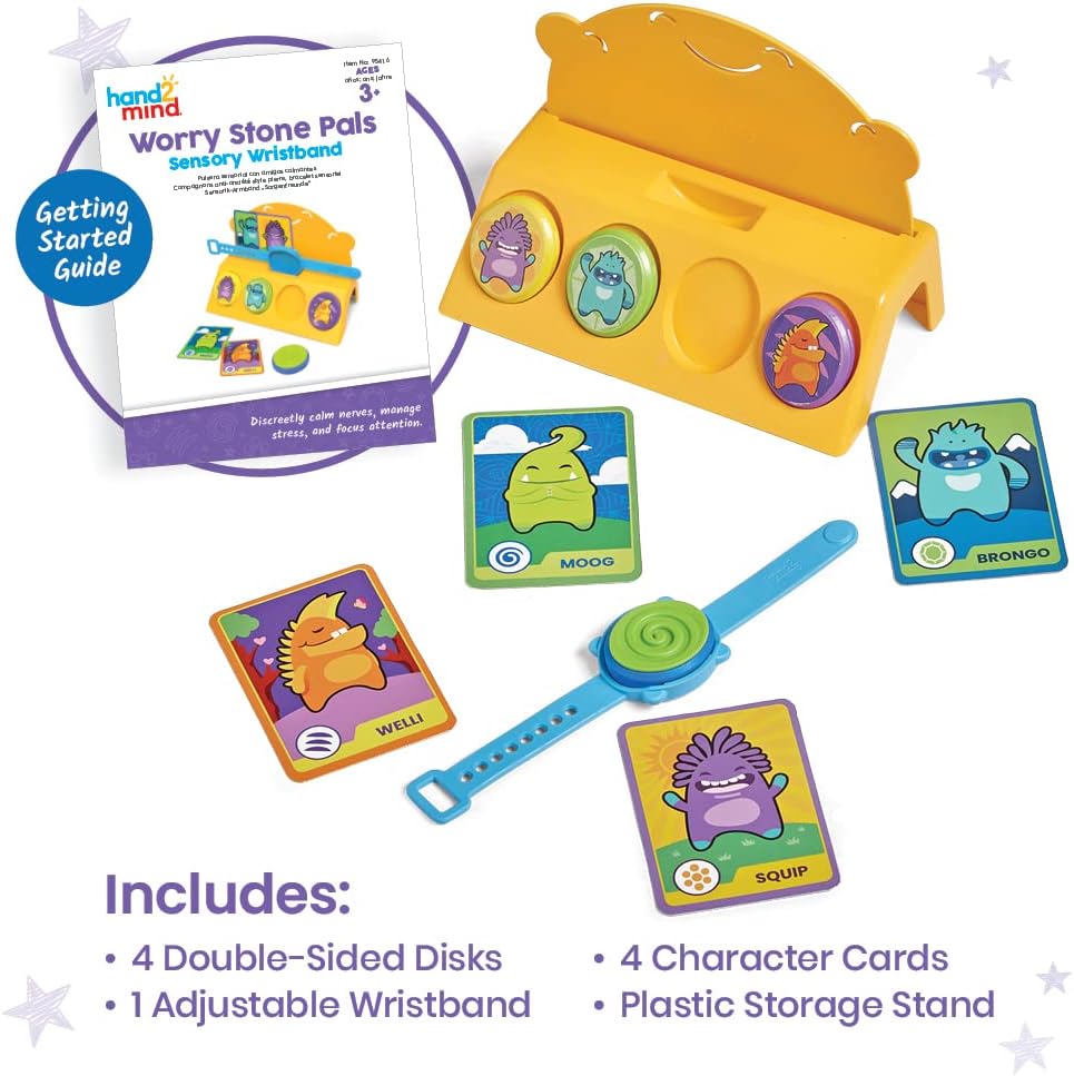 **Learning Resources Worry Stone Pals (Sensory Wristband) - ABC School Supplies
