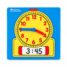Learning Resources Write & Wipe Demonstration Clock - ABC School Supplies