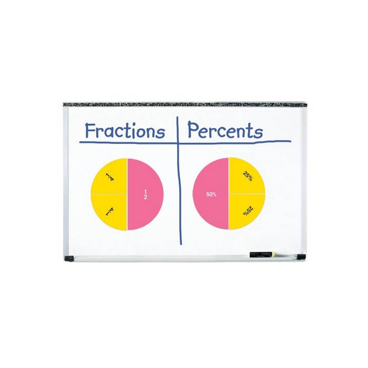 DoubleSided Magnetic Demonstration Rainbow Fraction® Circles