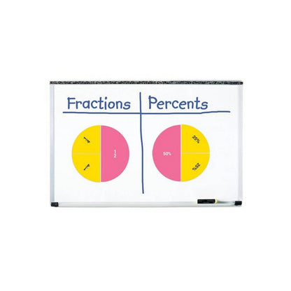 DoubleSided Magnetic Demonstration Rainbow Fraction® Circles