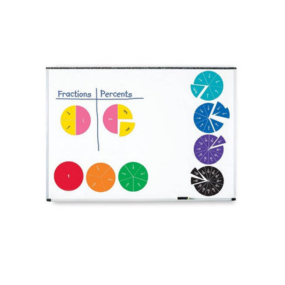 DoubleSided Magnetic Demonstration Rainbow Fraction® Circles