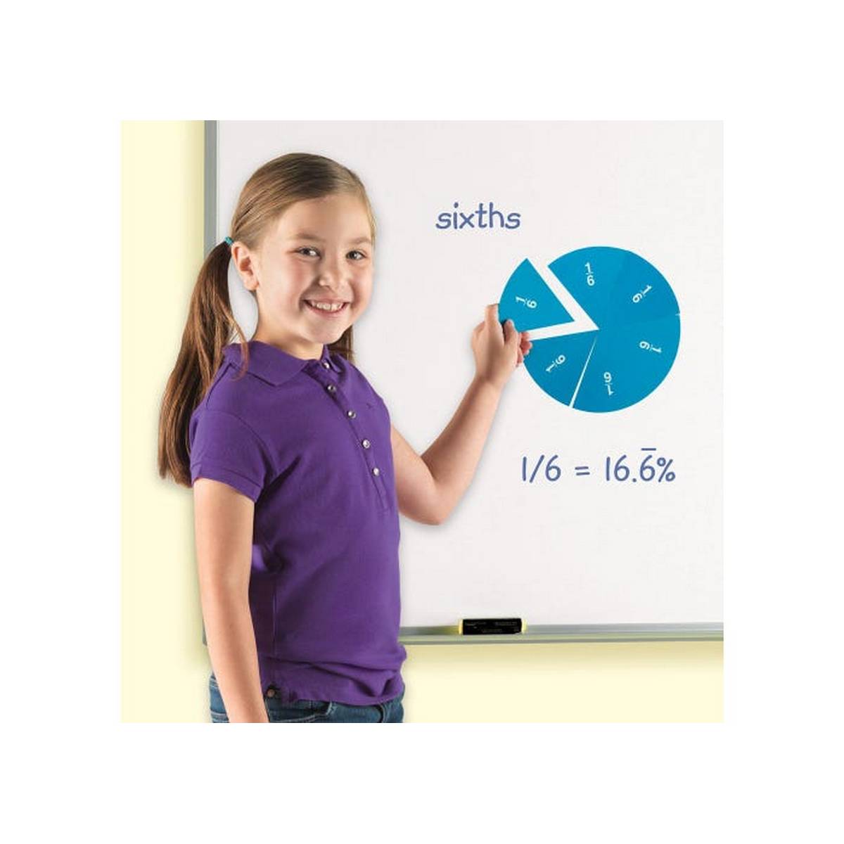 Double-Sided Magnetic Demonstration Rainbow Fraction