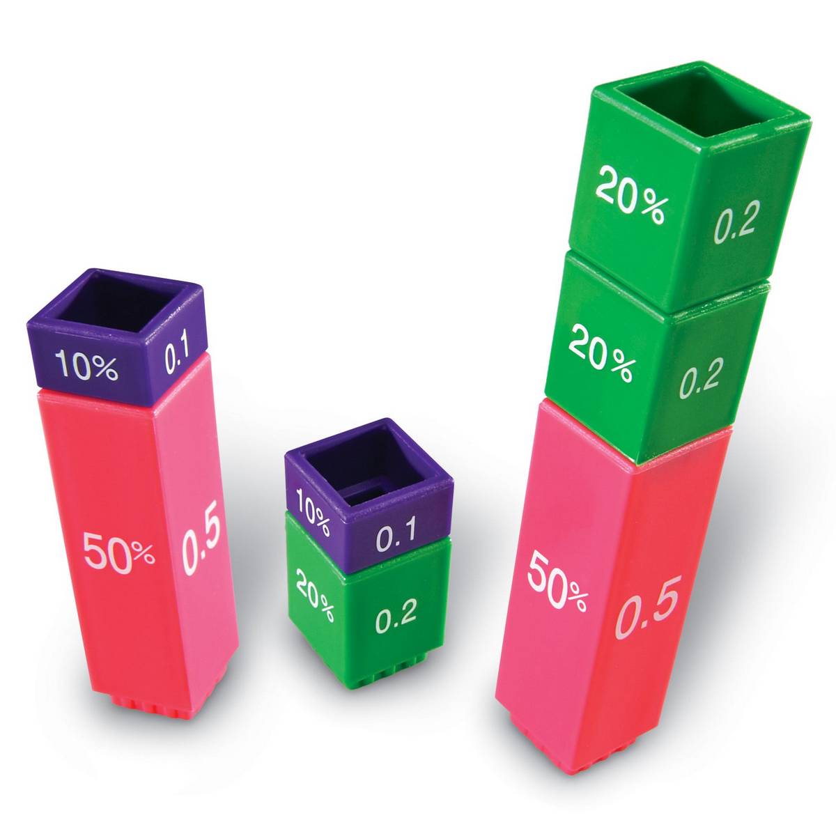 Fraction Tower® Equivalency Cubes
