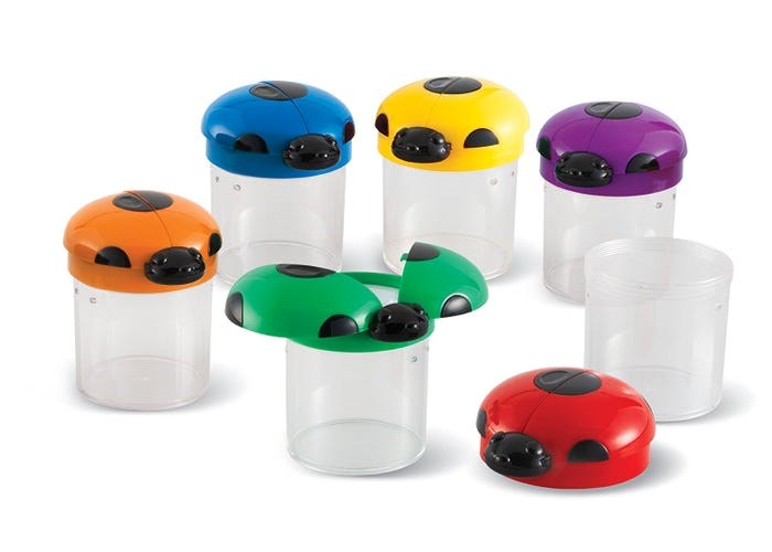 Learning Resources Primary Science® Big View Bug Jars (Set Of 6)