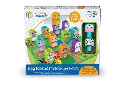 Peg Friends Stacking Farm