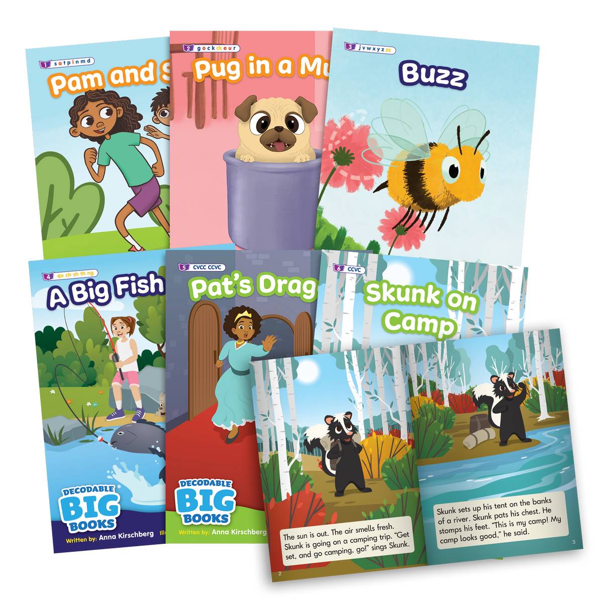 Letters & Sounds Decodable Big Books Fiction (6 Books) - ABC School Supplies