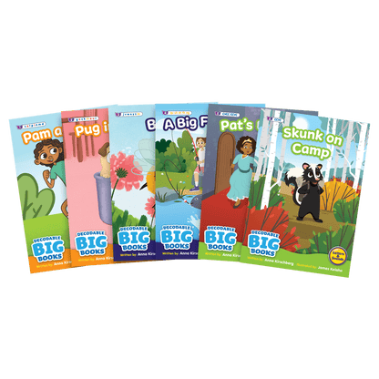 Letters & Sounds Decodable Big Books Fiction (6 Books) - ABC School Supplies