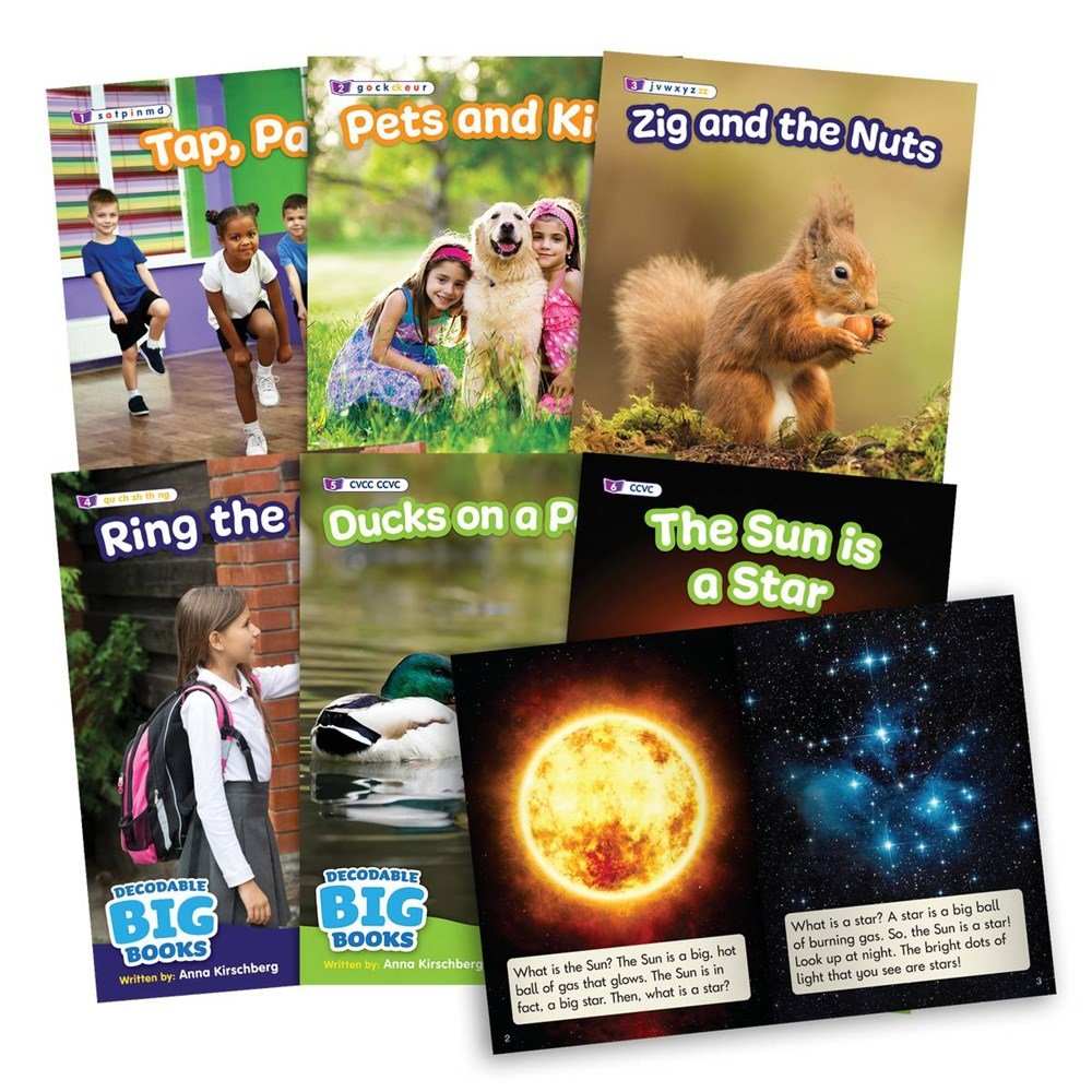 Letters & Sounds Decodable Big Books Non - Fiction (6 Books) - ABC School Supplies