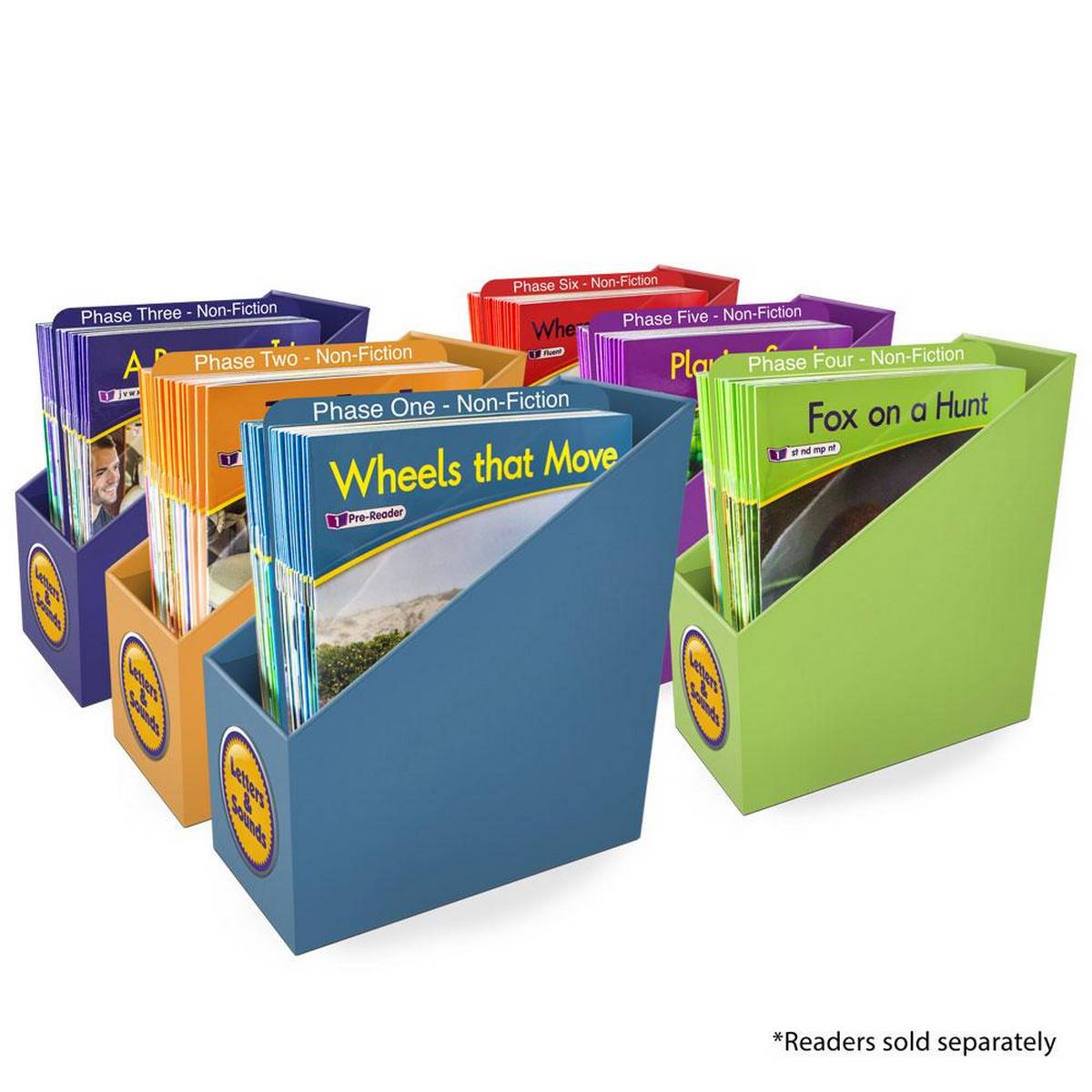Letters & Sounds Decodable Readers Holders Set Of 6 - ABC School Supplies