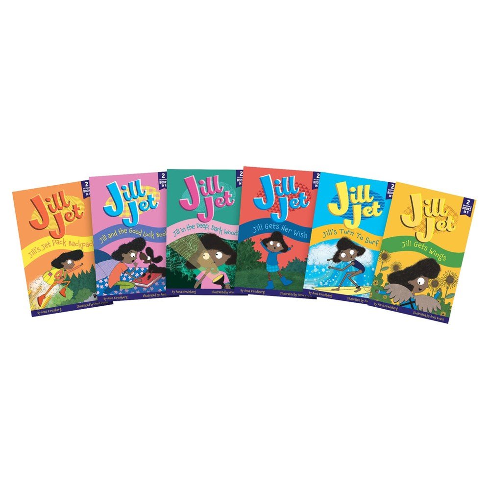 Letters & Sounds Jill Jet - Decodable Chapter Books - Boxed Set - ABC School Supplies