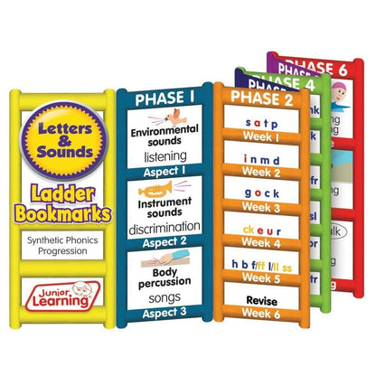 Letters & Sounds - Ladder Bookmarks - ABC School Supplies