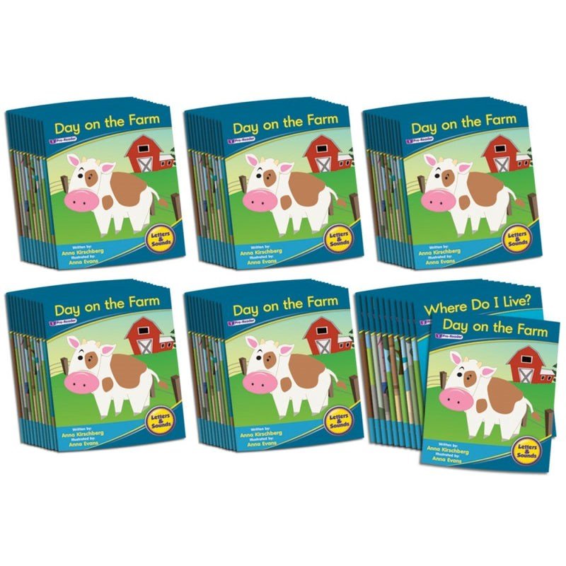 Letters & Sounds Phase 1 Set 1 Fiction - 6 Pack - ABC School Supplies