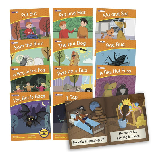 Letters & Sounds Phase 2 Set 2 Fiction - ABC School Supplies