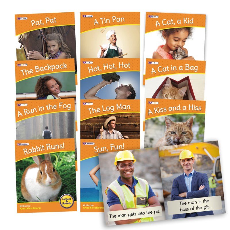 Letters & Sounds Phase 2 Set 2 Non - Fiction - 6 Pack - ABC School Supplies