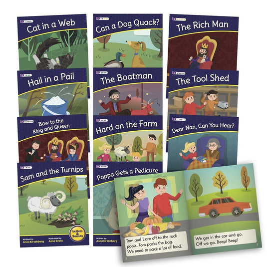 Letters & Sounds Phase 3 Set 2 Fiction - ABC School Supplies