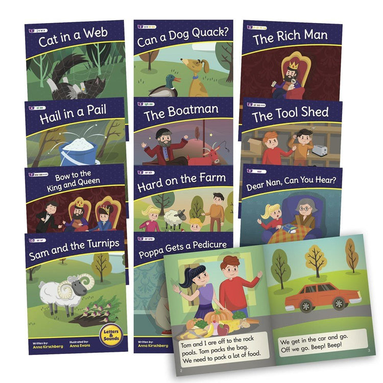 Letters & Sounds Phase 3 Set 2 Fiction - ABC School Supplies