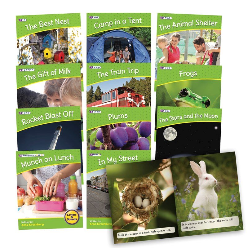 Letters & Sounds Phase 4 Set 2 Non - Fiction - 6 Pack - ABC School Supplies