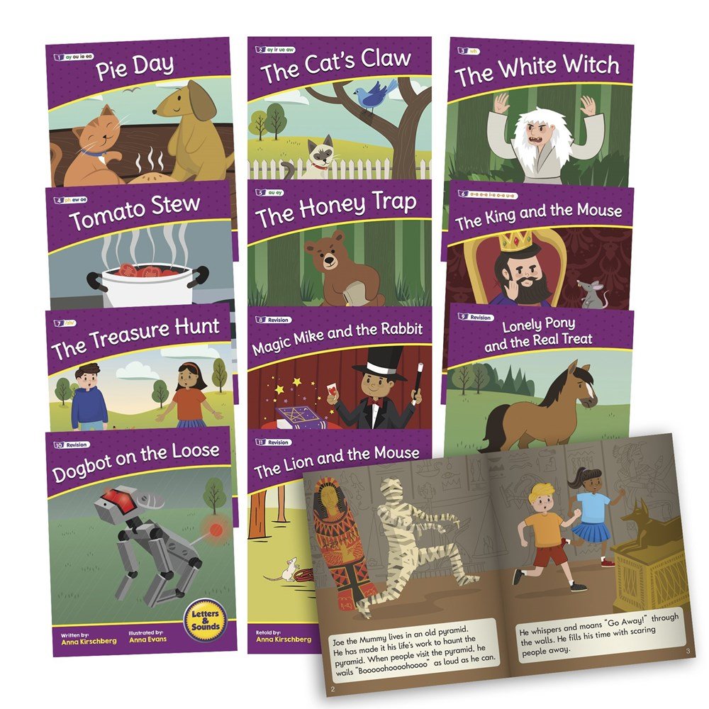 Letters & Sounds Phase 5 Set 2 Fiction - ABC School Supplies