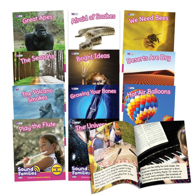 Letters & Sounds Phase 5.5 Non Fiction Sound Families Long Vowels - ABC School Supplies