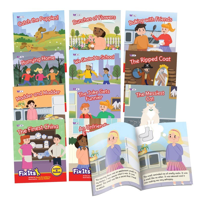 Letters & Sounds Phase 6 Fiction Fix Its Suffixes - ABC School Supplies