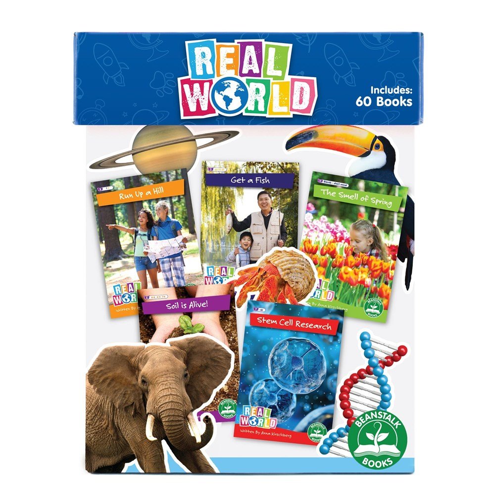 Letters & Sounds Real World Non - Fiction Hi - Lo Decodables Boxed Set - ABC School Supplies