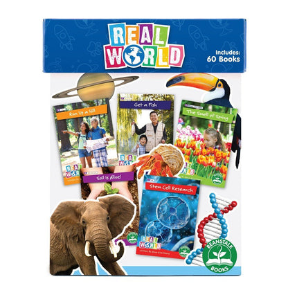 Letters & Sounds Real World Non - Fiction Hi - Lo Decodables Boxed Set - ABC School Supplies
