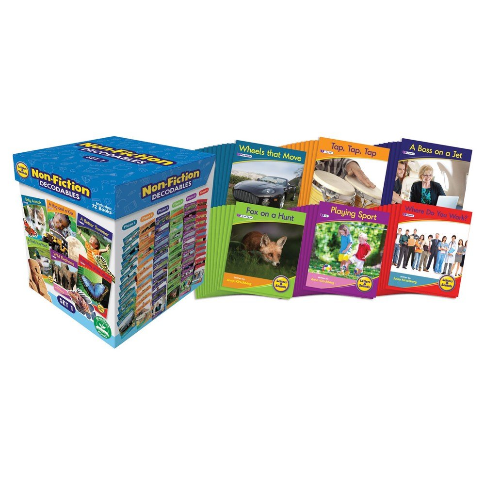 Letters & Sounds Set 1 Non - Fiction Boxed Set - ABC School Supplies